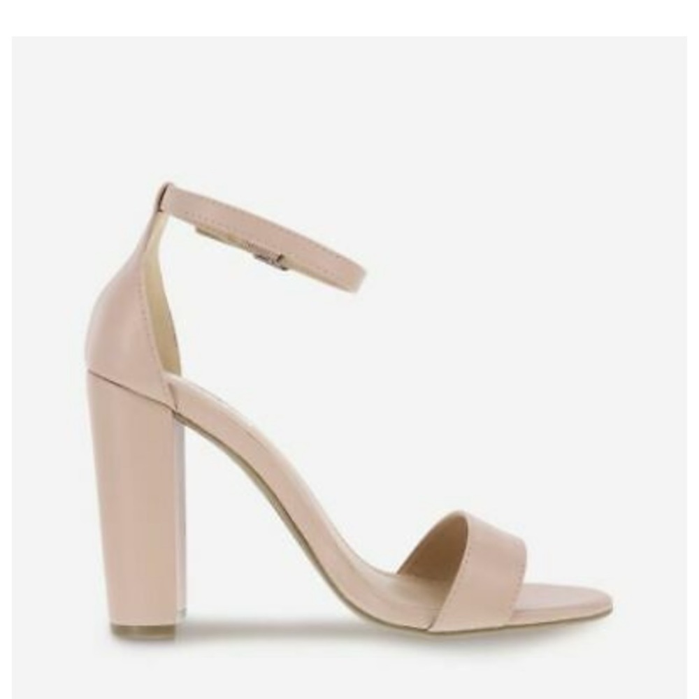 Never worn tan Brash strap sandal block 4” heels size 12